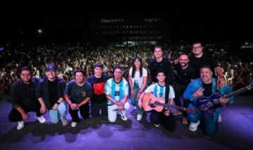 "UNGIDOS" convocó a miles de familias y jóvenes en Malvinas Argentinas con un show internacional
